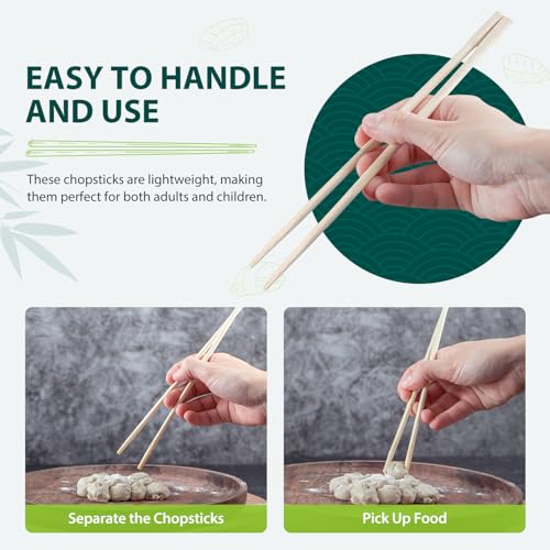 Premium Disposable Bamboo Chopsticks (160 Ounce)