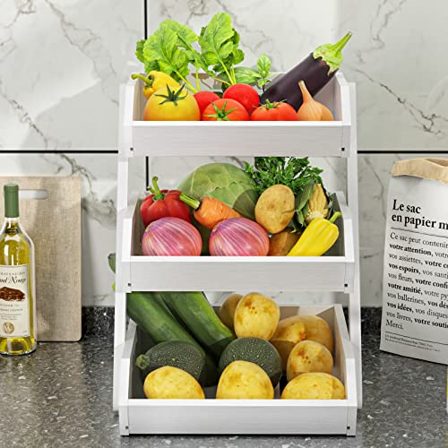 3 Tier Fruit Basket for Kitchen Counter