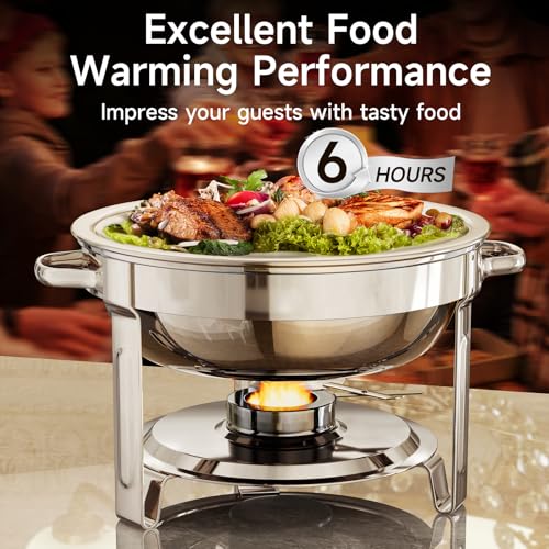 Chafing Dishes for Buffet (4 Count (5QT each))
