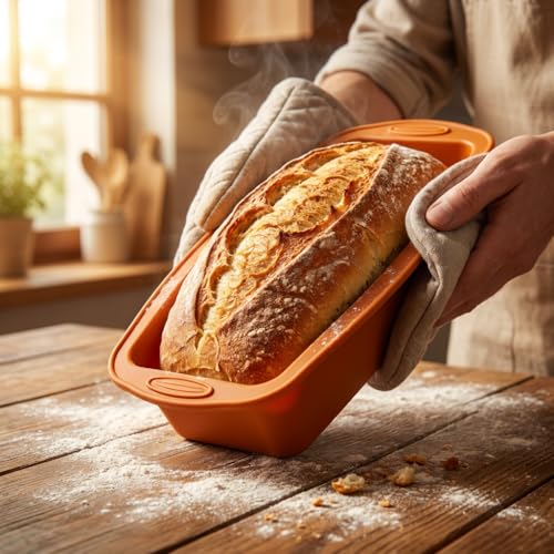 3PCS Silicone Bread Loaf Pan (3 Count)