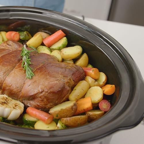 Kenmore 80010 7 Quart Slow Cooker with Dipper in Stainless Steel