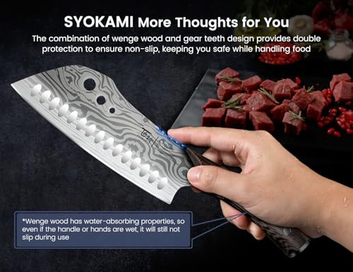 Cleaver Chef Knife with Herb Stripper