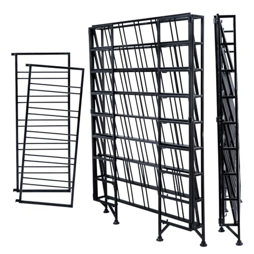 9 Tier Gray Metal Freestanding Wine Rack Holds 54 Bottles