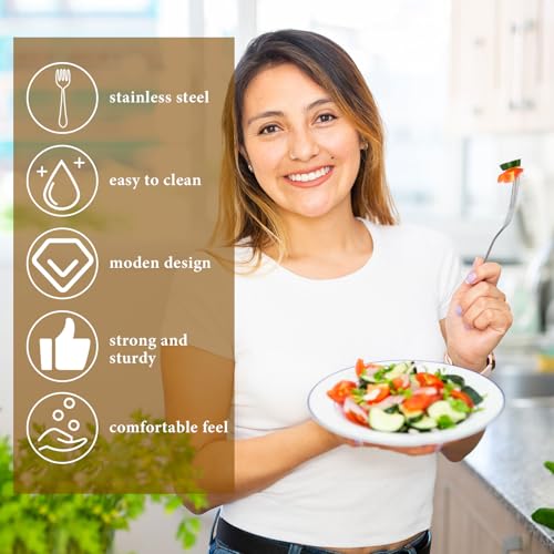 150 Pcs Metal Dinner Forks Bulk (150 Count)