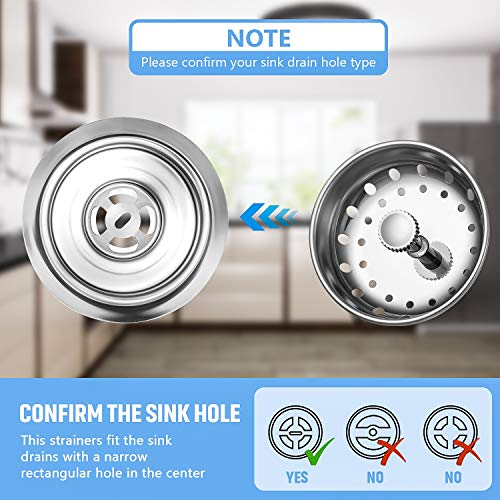 3 Pcs Sink Plug Stopper Disposal Drain Strainer (3 Count)