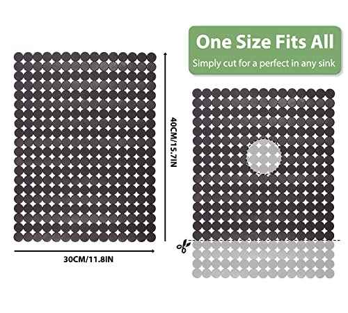 2Pack Kitchen Sink Mat for Stainless Steel