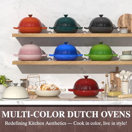 Enamelled Cast Iron Dutch Oven Pot