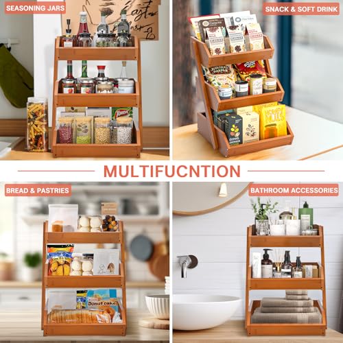 3 Tier Fruit Basket for Kitchen Counter