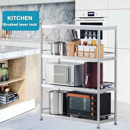 Stainless Shelving with Guardrails