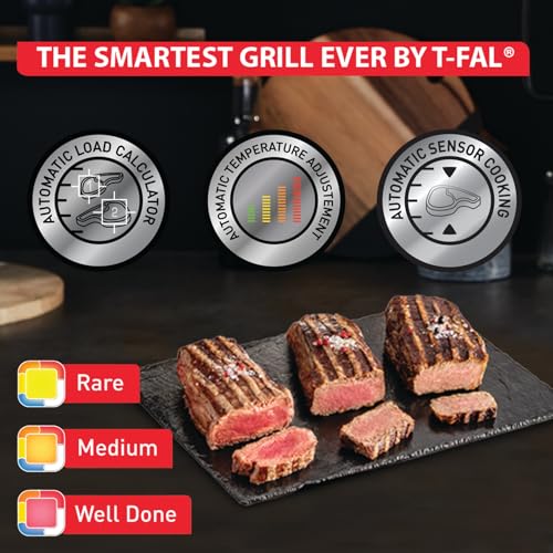OptiGrill Indoor Panini Press Grill with 6 Cooking Programs