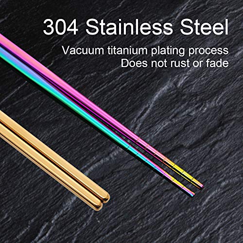 Stainless Steel Chopsticks (5 Count)