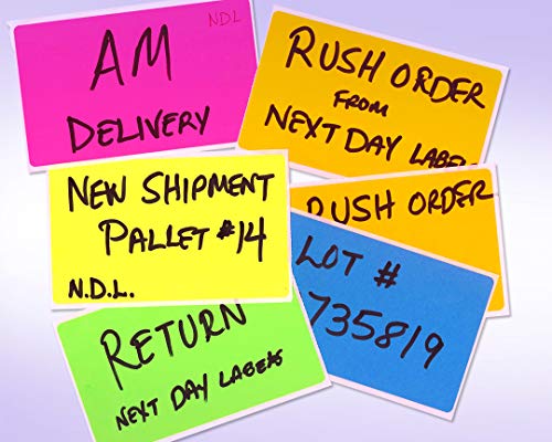 3 X 5 Rectangle Inventory Color Coding Sticker Labels (500 Count)