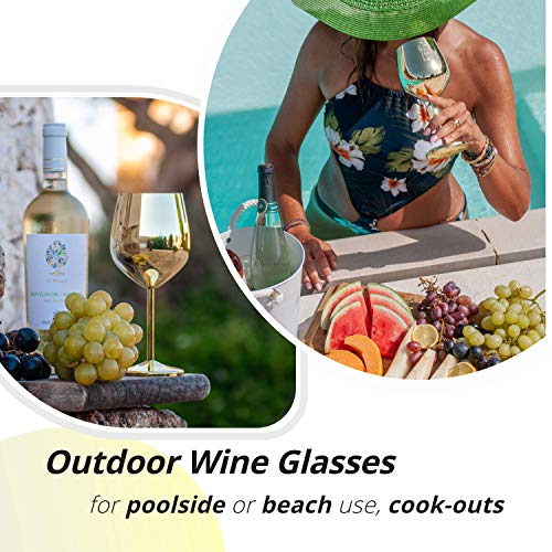 Stainless Steel Wine Glass (4 Count)