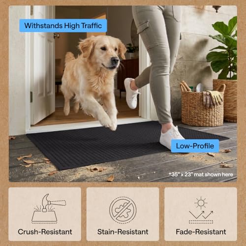 HydroABSORB Door Mat for Indoor Outdoor Use (2 Count)