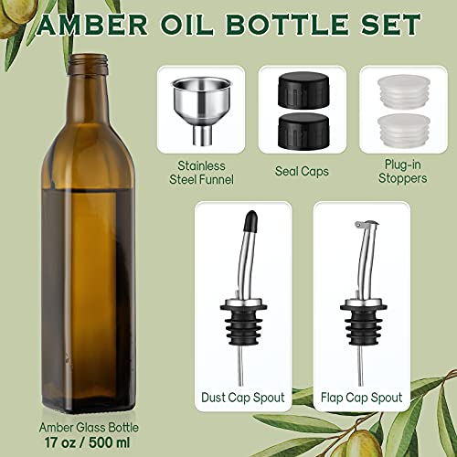 17oz Glass Olive Oil Dispenser
