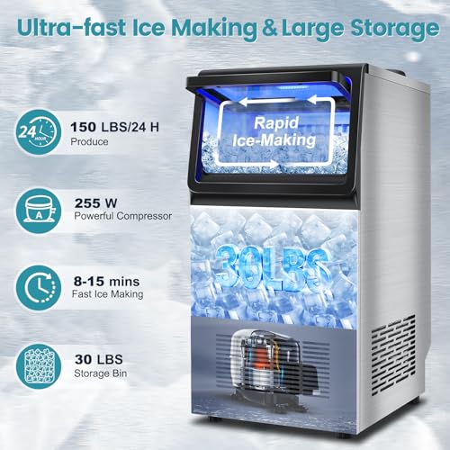 Commercial Ice Maker Machine 150LBS