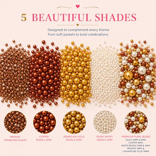Sprinkle Mix Edible Gold (5 Ounce)