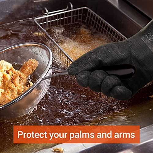 Heat Resistant BBQ Glove for Oven & Fryer Smoker (2 Count)