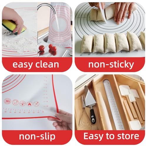 Dough Mat Silicone Baking Mats for Rolling Pastry