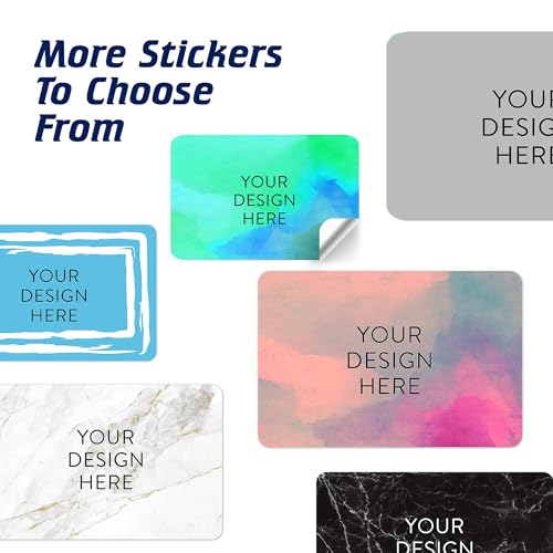 Custom Vinyl Stickers Your Image (100 Count)
