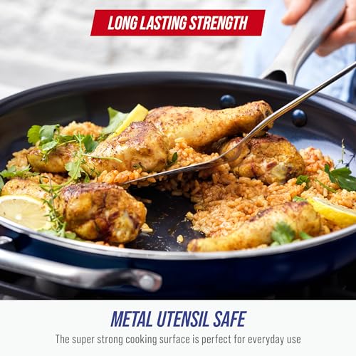 14" Diamond Infused Ceramic Nonstick Frying Pan Skillet