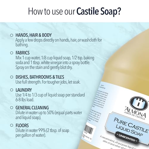Pure Castile Liquid Soap (128 Fl Oz)