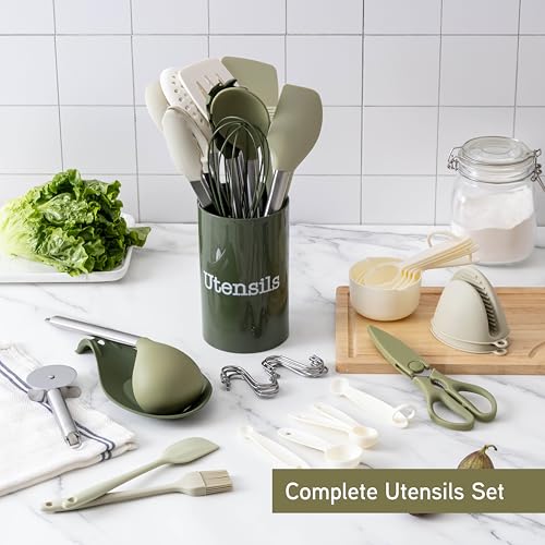 Silicone Cooking Utensils (38 Count)