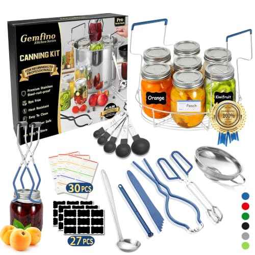 Canning Supplies Starter Kit with Canning Rack