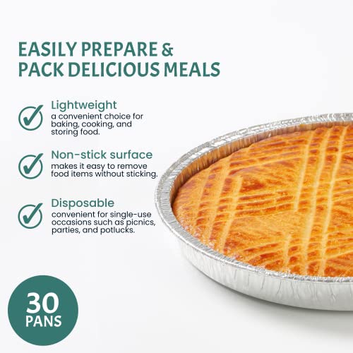 Round Disposable Aluminum Pie Pans