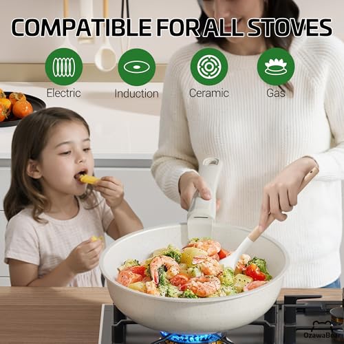 23 Pcs Pots and Pans Set Non Stick