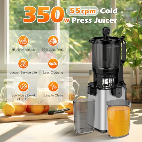 Juicer Machines with 5.8" Extra Large Feed Chute