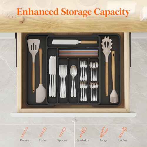 Expandable Silverware Drawer Organizer