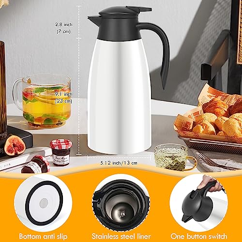 70oz Thermal Coffee Carafe Insulated Coffee Thermos Airpot