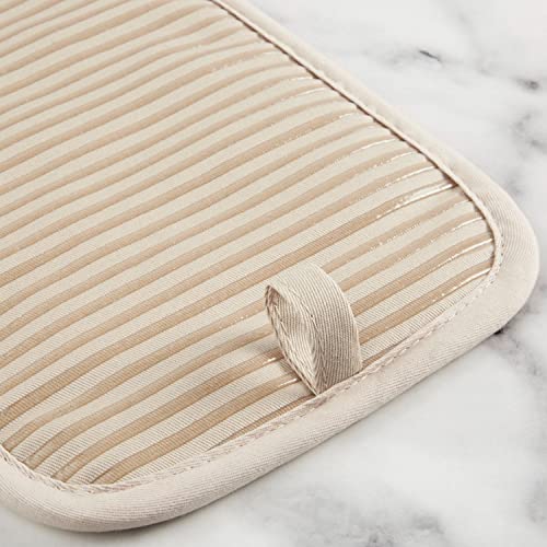 Quilted Cotton Terry Cloth Oven Mitt