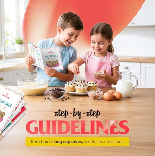 Bug Cupcakes Kids Baking Kit with Pre