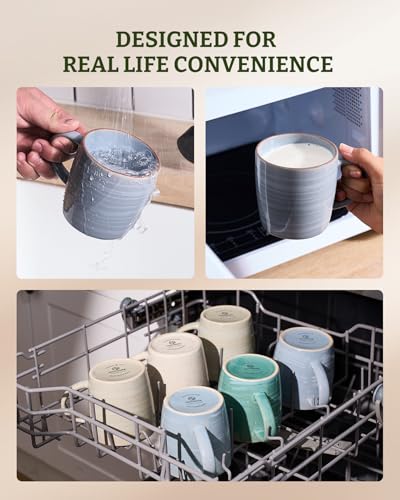 Coffee Mugs Set of 6 (6 Count)