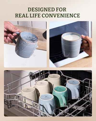 Coffee Mugs Set of 4 (4 Count)