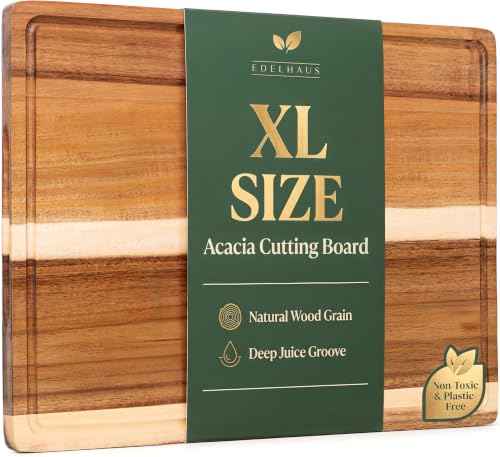 Extra Large Acacia Wood Cutting Board 17x13