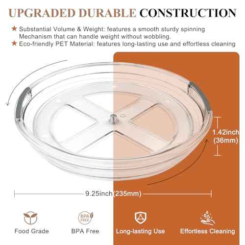 4 Pack Lazy Susan (4 Count)