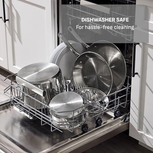 Gourmet 15 Piece Stainless Steel Pots and Pans Set