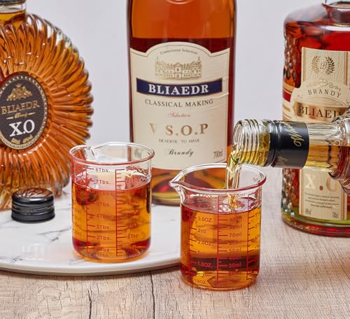 4 oz 120 ml Glass Measuring Cup with V (2 Count)