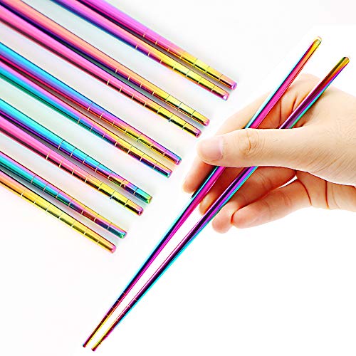 Stainless Steel Chopsticks (5 Count)