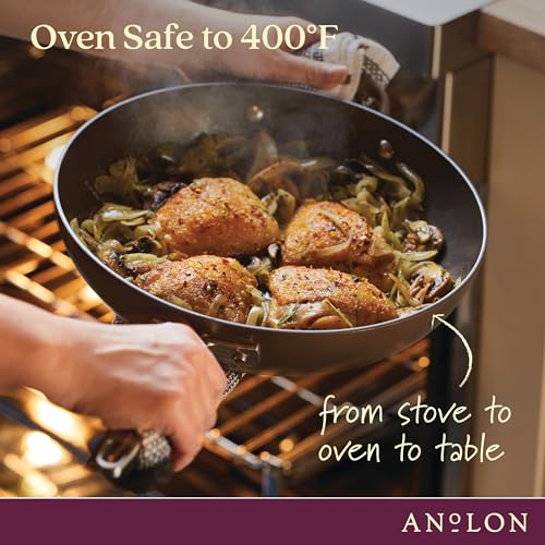 Advanced Home Nonstick Deep Frying Pan with Lid