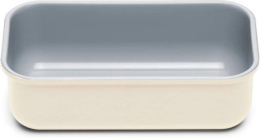 Caraway Non-Stick Ceramic 1 lb Loaf Pan - Naturally Slick Ceramic Coating - Non-Toxic, PTFE & PFOA Free - Perfect for Pound Cakes, Breads, & More - Cream - Culinary Roots