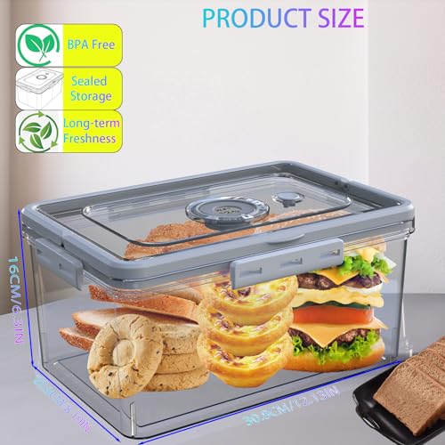 Bread Box With Digital Hygrometer (10 liter(s))