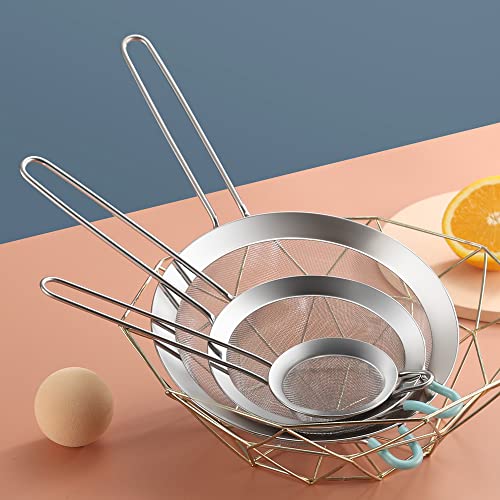 304 Stainless Steel 5.51 inch Fine Mesh Strainers for Kitchen