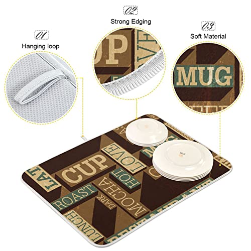 Super Absorbent Dish Drying Mat