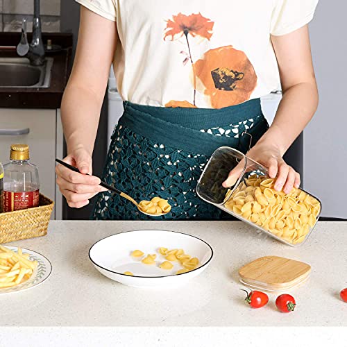 Glass Storage Containers with Lids 1.6 Qt (3 Count)