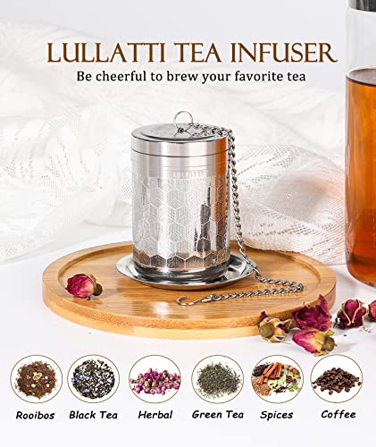 2 Pack Large Tea Infuser 304 Steel Fine Mesh for Teapots & Mugs (2 Count)
