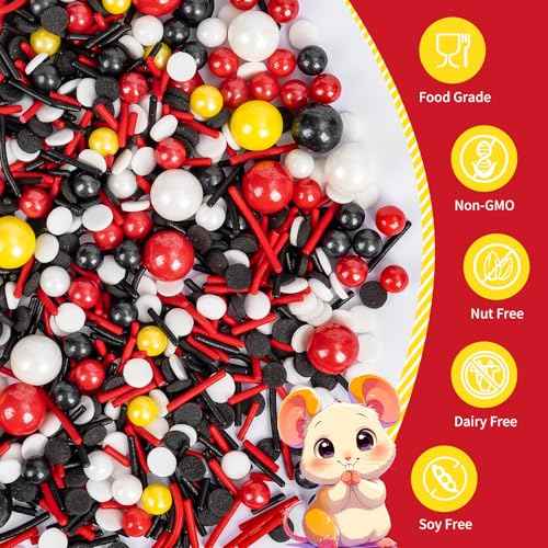 Edible Mouse Sprinkles (4.5 Ounce)